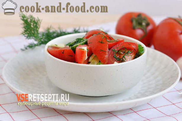 Rezept Salat mit Gurken, Tomaten und Zucchini