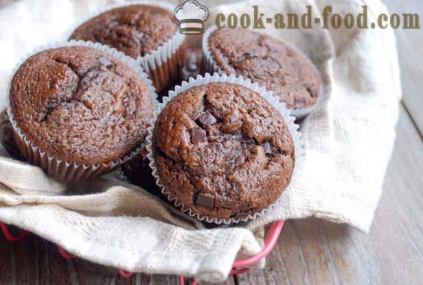 Schokoladen-Muffins - ein Schritt für Schritt Rezept
