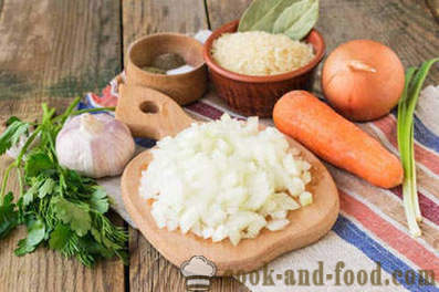 Gemüseauflauf mit Reis und Huhn