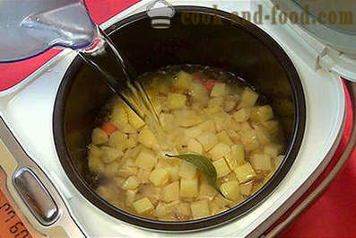 Wie Kartoffelsuppe in multivarka kochen