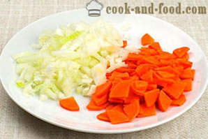 Gemüsesuppe mit Fleisch und Reis