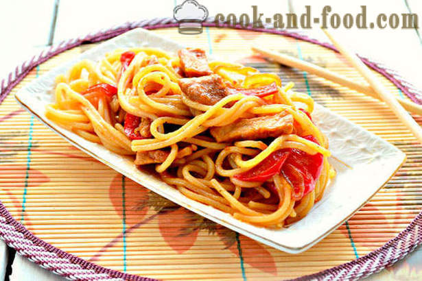 Spaghetti mit Fleisch - wie Nudeln kochen mit Fleisch