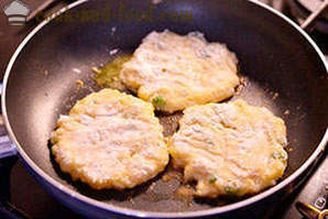 Kartoffelpfannkuchen mit Käse und Zwiebeln