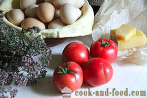 Gefüllte Tomaten mit Ei und Käse