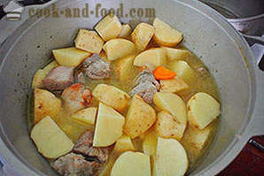 Bratenfleisch und Kartoffeln