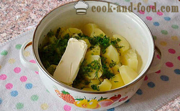 Knysh Kuchen mit Kartoffeln