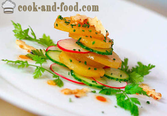 Gemüse Kartoffelsalat mit Gurke und Radieschen Rezept