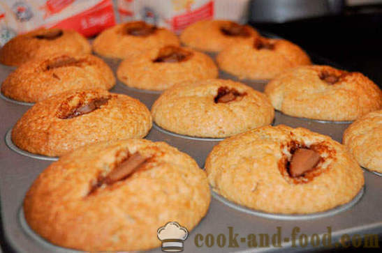 Schokoladen-Muffins mit Kokosnuss
