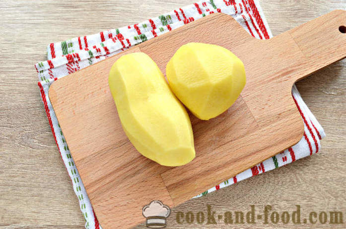 Bratkartoffeln mit Käse - wie mit Käse leckere Kartoffeln zu kochen, ein Schritt für Schritt Rezept Fotos