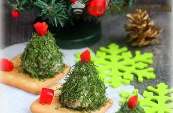 Kalte Vorspeise Weihnachtskugeln - wie kochen und dekorieren Snacks Bälle Neujahr
