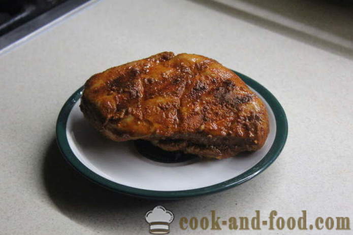 Startseite Pastrami Huhn im Ofen - wie eine Hühnerbrust Pastrami zu Hause kochen, Schritt für Schritt Rezept Fotos