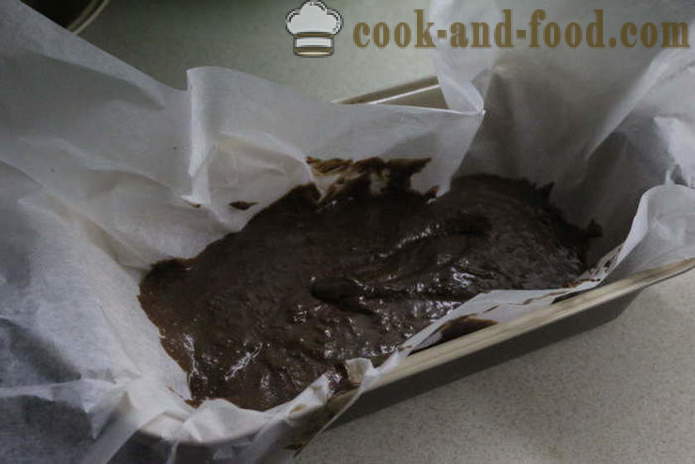 Schokoladenkuchen mit ganzen Birnen - wie einen Schokoladenkuchen mit Birnen zu Hause zu machen, Schritt für Schritt Rezept Fotos