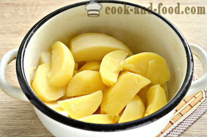 Original Kartoffelbrei mit Kräutern - wie Kartoffelbrei und Greens zu kochen, mit einem Schritt für Schritt Rezept Fotos