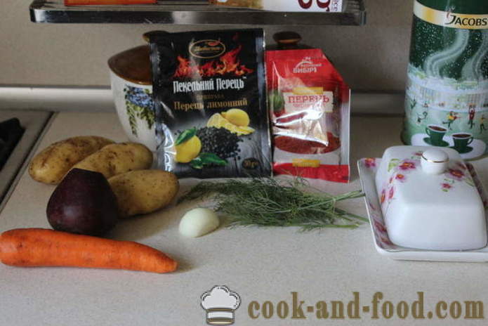 Gebratenes Gemüse in dem Ofen - wie gebackenes Gemüse in Folie im Ofen richtig und schmackhaft, mit einem Schritt für Schritt Rezept Fotos