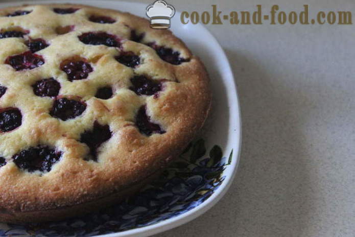 Gelierte Brombeerpastete ohne Joghurt - wie einen Blackberry Pie in dem Ofen zu machen, mit einem Schritt für Schritt Rezept Fotos
