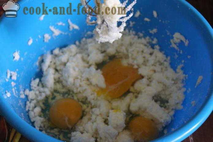 Köstliche Aprikosen-Kuchen mit Kefir - wie Aprikosenkuchen im Ofen zu machen, mit einem Schritt für Schritt Rezept Fotos
