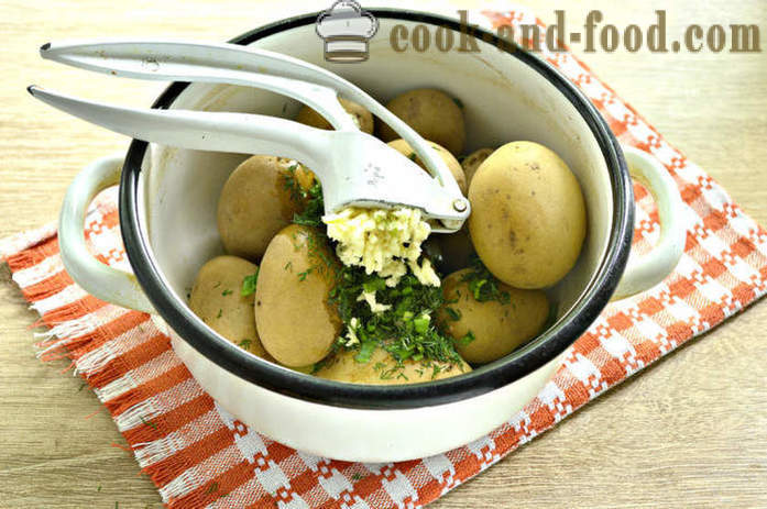 Salzkartoffeln mit Knoblauch und Kräutern - wie neue Kartoffeln kochen lecker und Schritt für Schritt richtig Rezept Fotos
