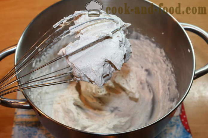 Curd Creme Tiramisu ohne Eier - wie Tiramisu-Sahne-Torte zu machen, einen Schritt für Schritt Rezept Fotos