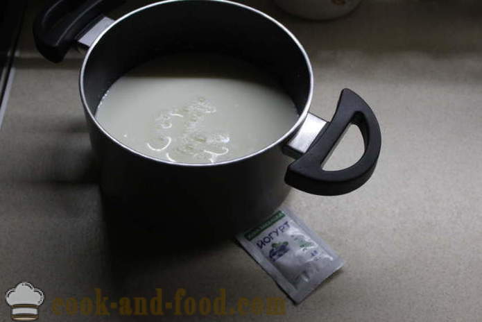 Selbst gemachter Joghurt aus Milch gären - wie Joghurt zu Hause, Schritt für Schritt Rezept Fotos zu machen