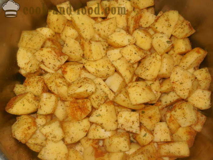 Soljanka mit Wurst und Kartoffeln in multivarka - wie man eine köstliche Wurst mit Kartoffeln zu kochen, einen Schritt nach Rezepte Fotos Schritt