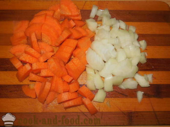 Soljanka mit Wurst und Kartoffeln in multivarka - wie man eine köstliche Wurst mit Kartoffeln zu kochen, einen Schritt nach Rezepte Fotos Schritt