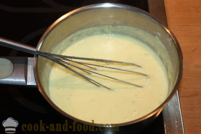 Gebackene Ravioli in dem Ofen - wie Knödel im Ofen gebacken mit Käse und Soße, Schritt für Schritt Rezept Fotos