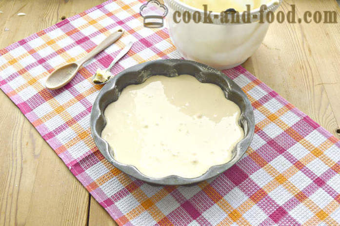 Einfaches Kuchenrezept von Babynahrung in dem Ofen - wie ein schnellen Kuchen aus der Trockenmilchmischung kochen, einen Schritt für Schritt Rezept Fotos