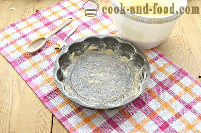 Einfaches Kuchenrezept von Babynahrung in dem Ofen - wie ein schnellen Kuchen aus der Trockenmilchmischung kochen, einen Schritt für Schritt Rezept Fotos