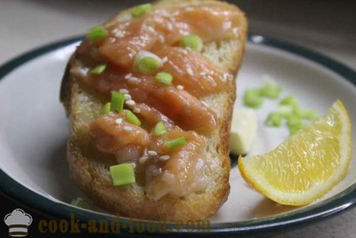 Tasty rot zu Hause Fischsalzerei - wie Pickles schnell Fisch, Schritt für Schritt Rezept Fotos