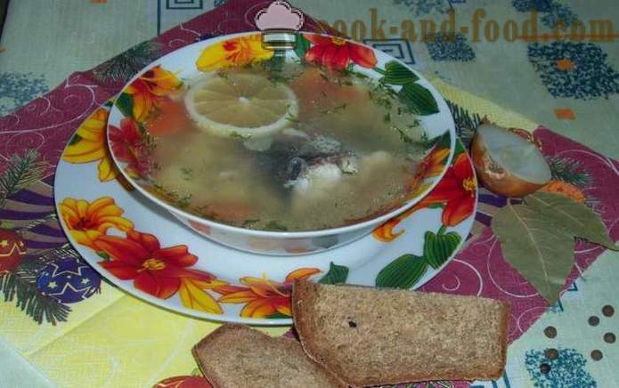 Leckere Suppe aus Karpfen - wie Suppe aus Karpfen, zu kochen, mit einem Schritt für Schritt Rezept Fotos