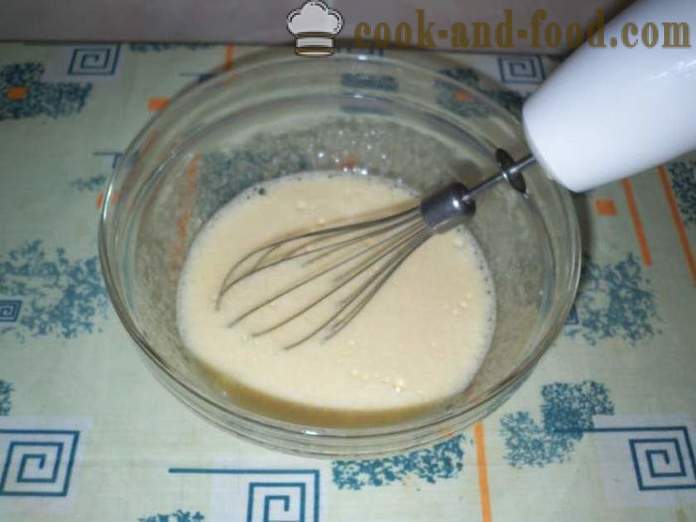 Einfache Cupcake auf Joghurt mit Rosinen in Silikonformen - wie kleine Kuchen zu Hause auf Joghurt zu machen, Schritt für Schritt Rezept Fotos