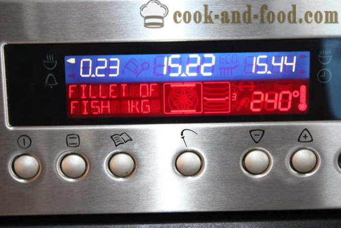 Makrele gefüllte Zwiebeln im Ofen - wie Makrele zum Kochen mit Reis, eine Schritt für Schritt Rezept Fotos