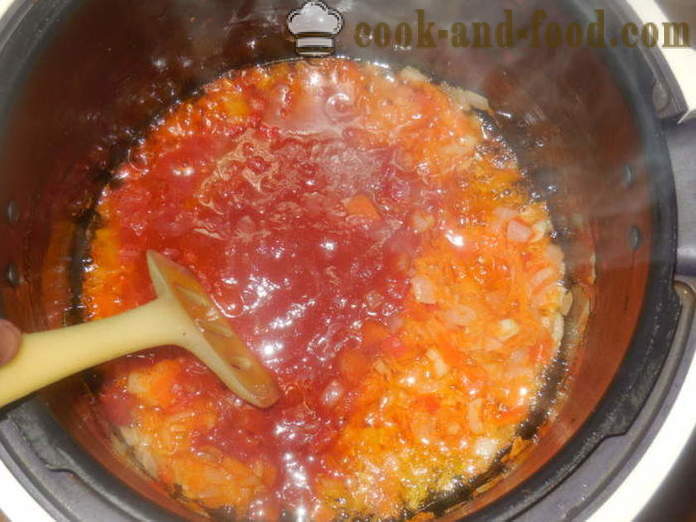 Kapustnyak köstlich mit frischem Kohl und Hirse - kapustnyak wie in einem Dampfkochtopf aus frischem Kohl kochen, einen Schritt nach Rezepte Fotos Schritt