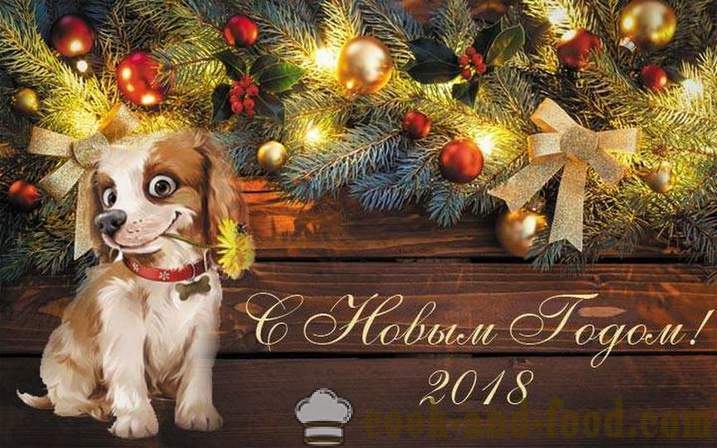 Die besten virtuellen Postkarten für das neue Jahr 2018 - Jahr des Hundes
