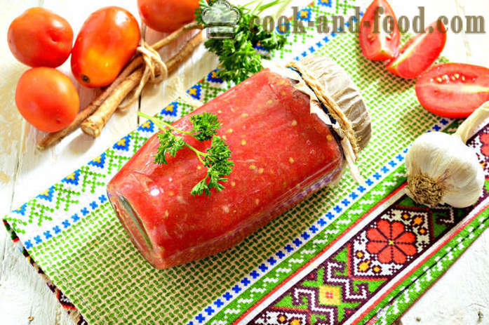 Startseite hrenoder classic - wie man hrenoder zu Hause, Schritt für Schritt Rezept hrenodera mit Tomaten und Knoblauch
