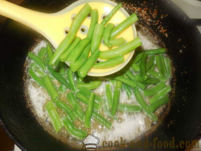 Grüne Bohnen in einem Topf - wie eine köstliche grünen Bohnen zu kochen, einen Schritt für Schritt Rezept Fotos