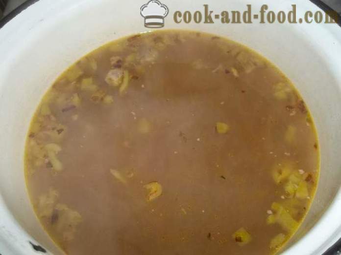 Buchweizen Suppe mit Rindfleisch - wie Buchweizen Suppe Brühe, einen Schritt für Schritt Rezept Fotos kochen