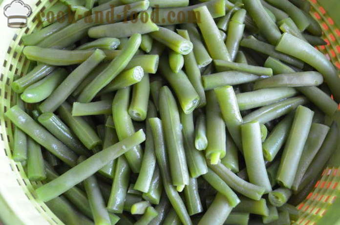 Köstliche grüne Bohnen - wie grüne Bohnen zu kochen, einen Schritt für Schritt Rezept Fotos