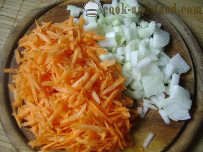 Casserole von Kohl und Zucchini - wie einen Auflauf von Zucchini und Kohl im Ofen zu machen, mit einem Schritt für Schritt Rezept Fotos