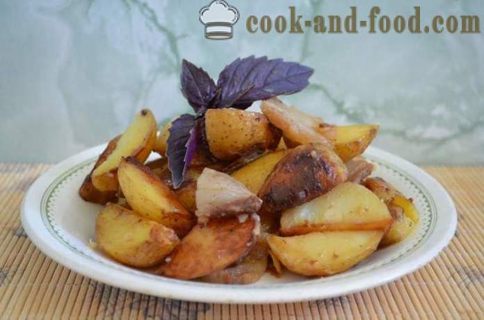 Kartoffeln in der Hülse gebacken - wie gebackene Kartoffeln in dem Ofen in dem Loch, Schritt für Schritt Rezept Fotos