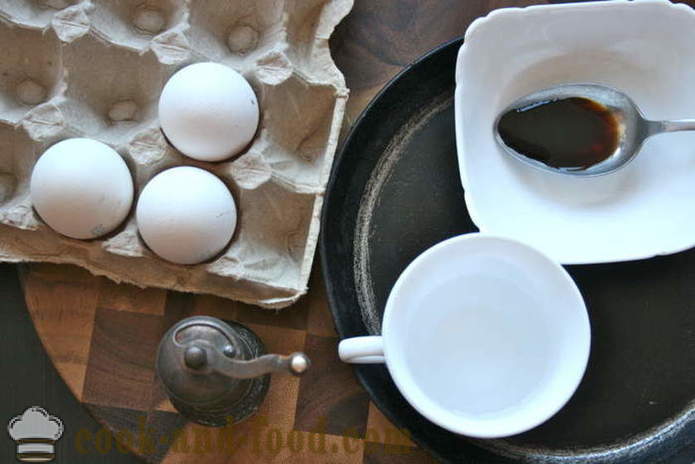 Omletnye Pfannkuchen - wie ein japanisches Omelett zu machen, einen Schritt für Schritt Rezept Fotos
