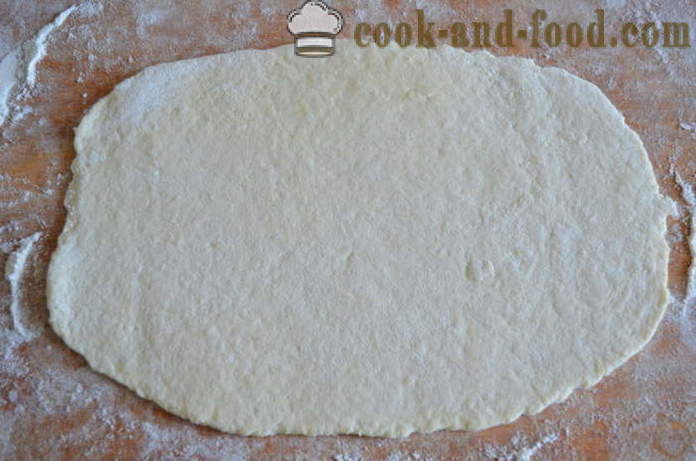 Kirschkuchen-Schnecke auf Kefir - wie man einen Kuchen mit Kirsch Schnecke zu kochen, einem Schritt für Schritt Rezept Fotos