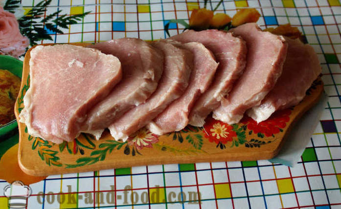 Schweinekoteletts mit Käse Teig - wie Schweinekoteletts in einer Pfanne zu kochen, einen Schritt für Schritt Rezept Fotos