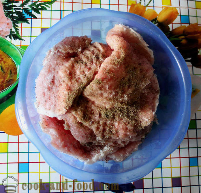Schweinekoteletts mit Käse Teig - wie Schweinekoteletts in einer Pfanne zu kochen, einen Schritt für Schritt Rezept Fotos