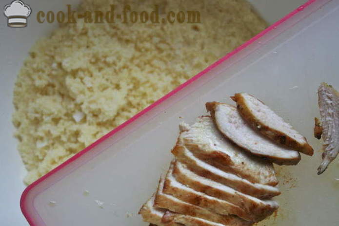 Köstliche Couscous mit Huhn Rezepte - wie Couscous in einem Topf zum Kochen, mit einem Schritt für Schritt Rezept Fotos