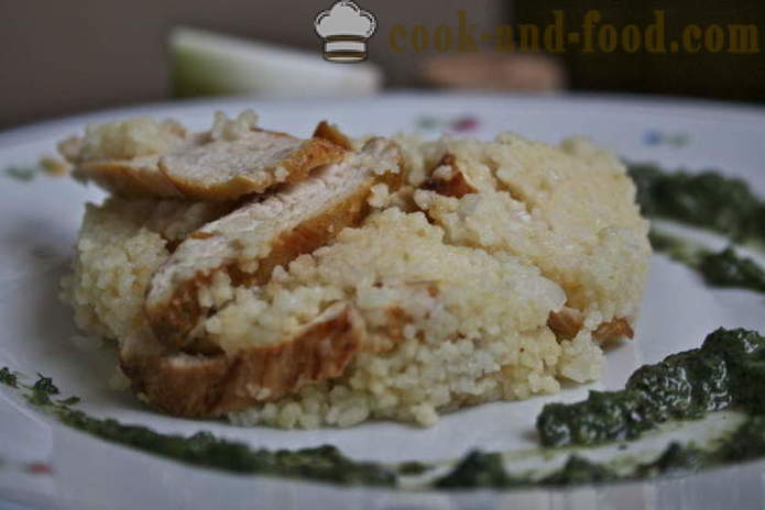 Köstliche Couscous mit Huhn Rezepte - wie Couscous in einem Topf zum Kochen, mit einem Schritt für Schritt Rezept Fotos