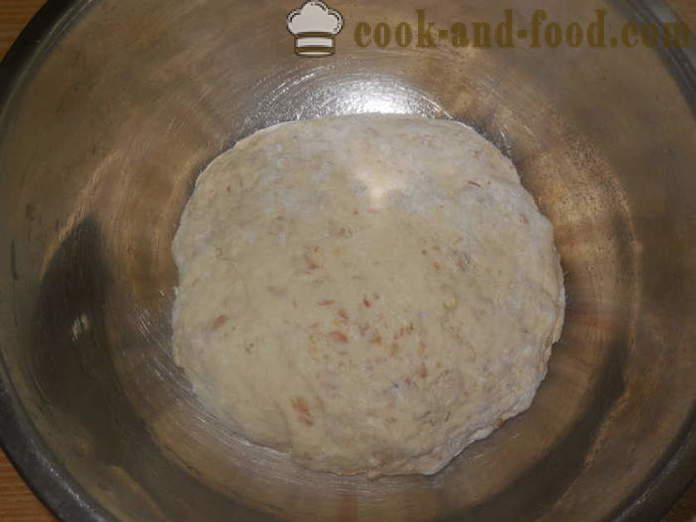 Selbst gemachtes Brot mit Haferflocken auf dem Wasser - wie Haferflocken Brot im Ofen backen, mit einem Schritt für Schritt Rezept Fotos