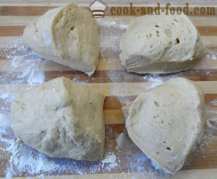 Schichtkuchen-kraffin Gebäck - wie man einen Kuchen-kraffin kalorienarm backen, Schritt für Schritt Rezept Fotos