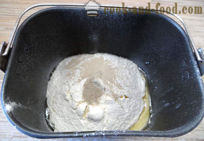 Hefe Brötchen mit Käse - wie ursprünglich Snack zu kochen, Schritt für Schritt Rezept Fotos