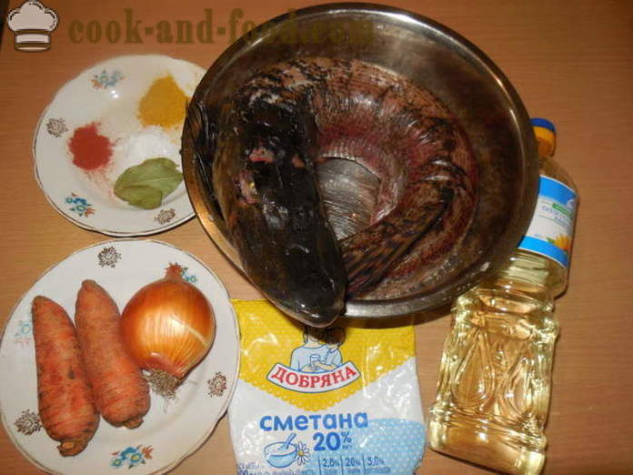 Pike in Creme in multivarka - wie mit Gemüse köstlich Hecht in Sahnesauce zu kochen, einen Schritt für Schritt Rezept Fotos